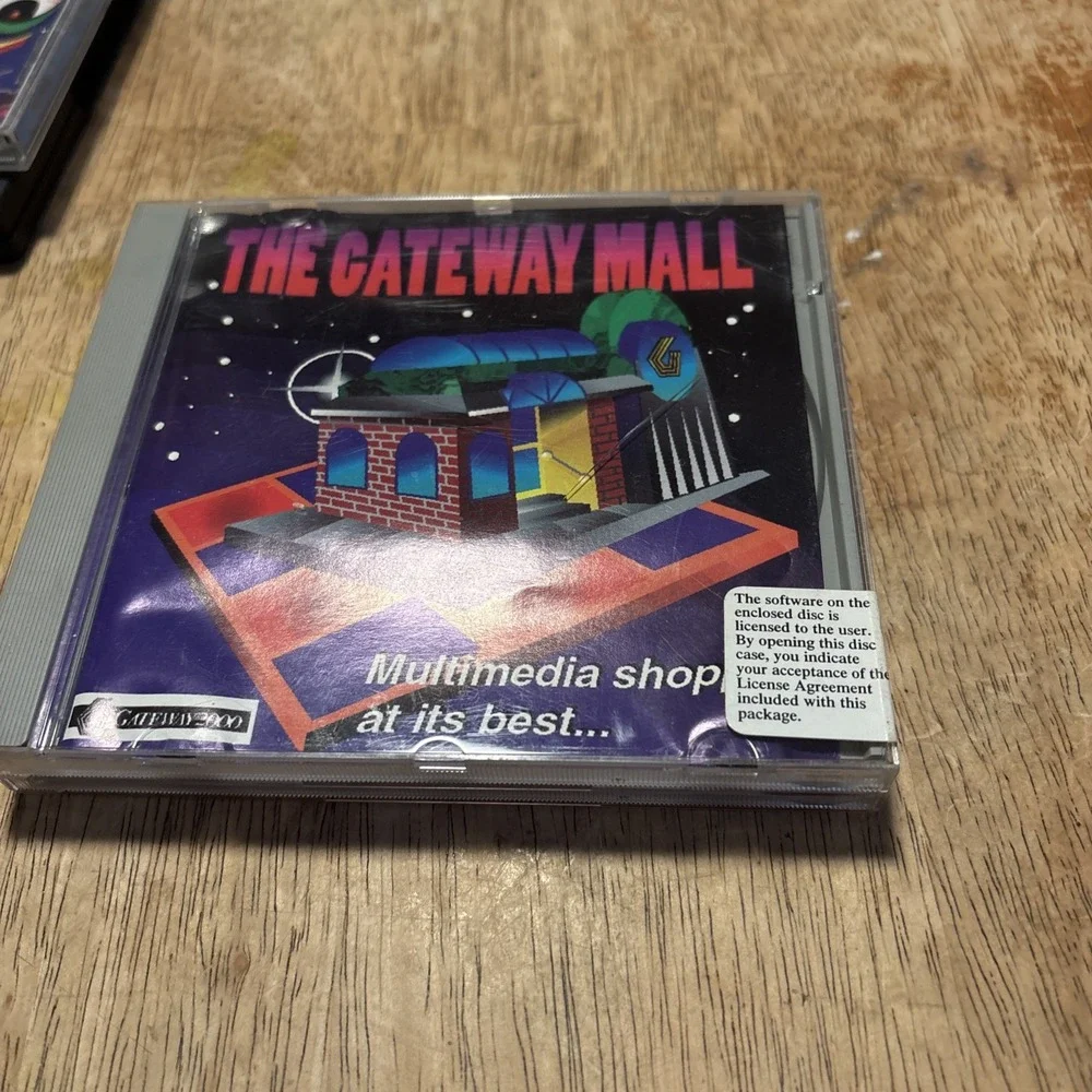 The Gateway Mall CD-ROM Game Windows PC Rare July 1993 Edition Gateway 2000